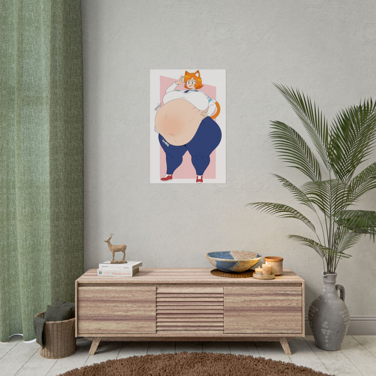 Vore Furry Cat Belly Poster