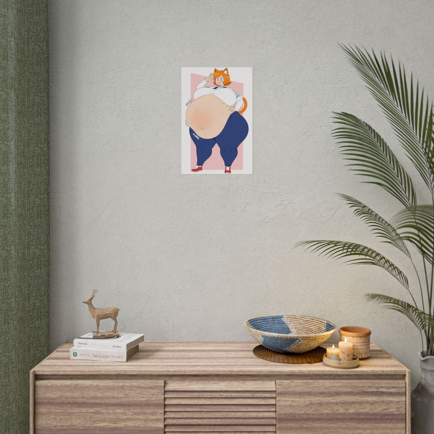 Vore Furry Cat Belly Poster