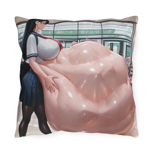Vore Asian Girl Big Belly Pillow
